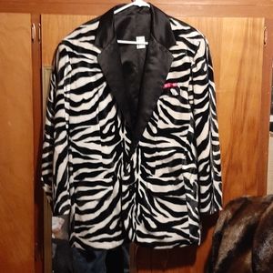 Vintage Zebra suit jacket.